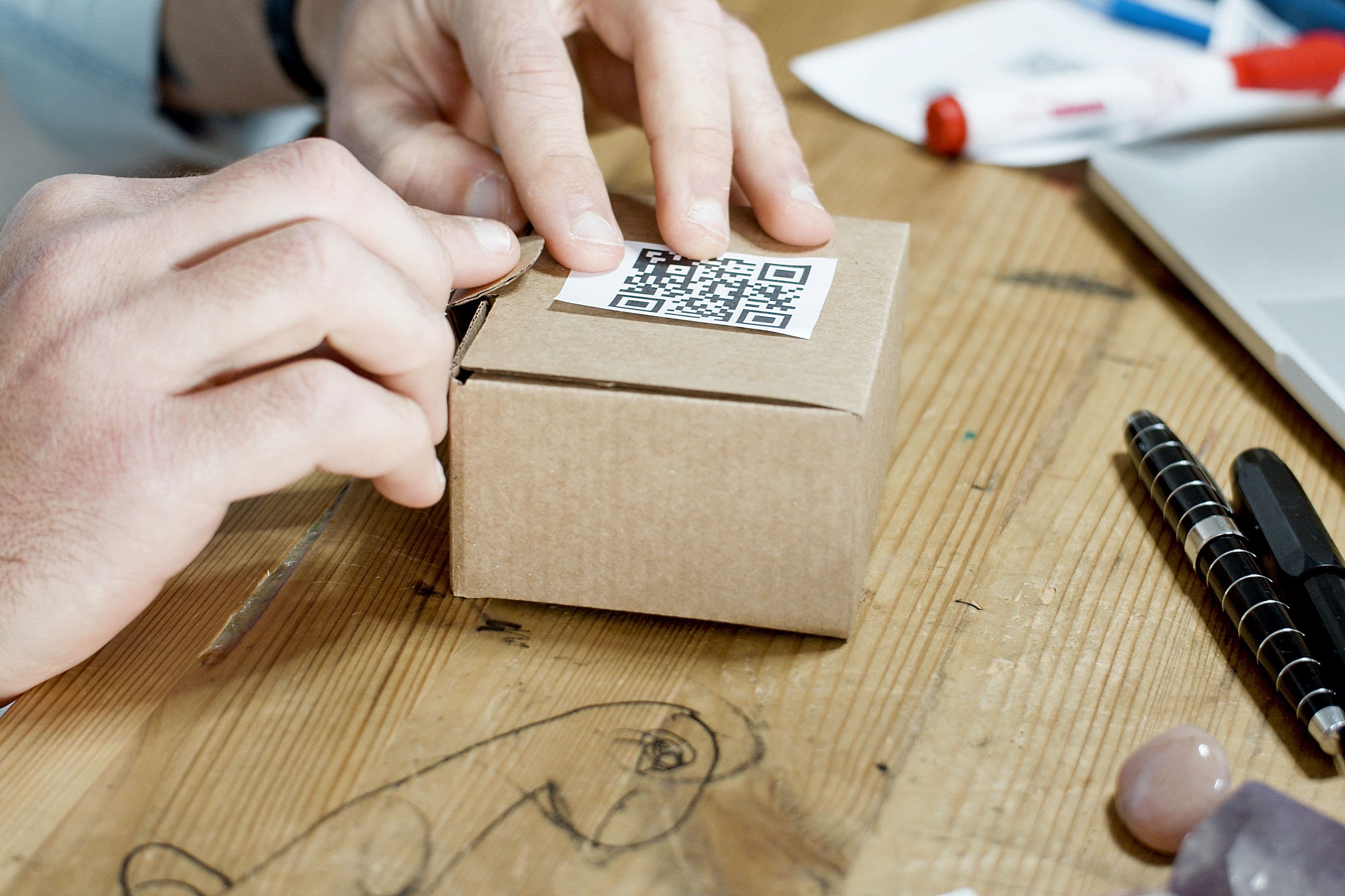QR Code Label, Medium, Vinyl, Asset Tracking