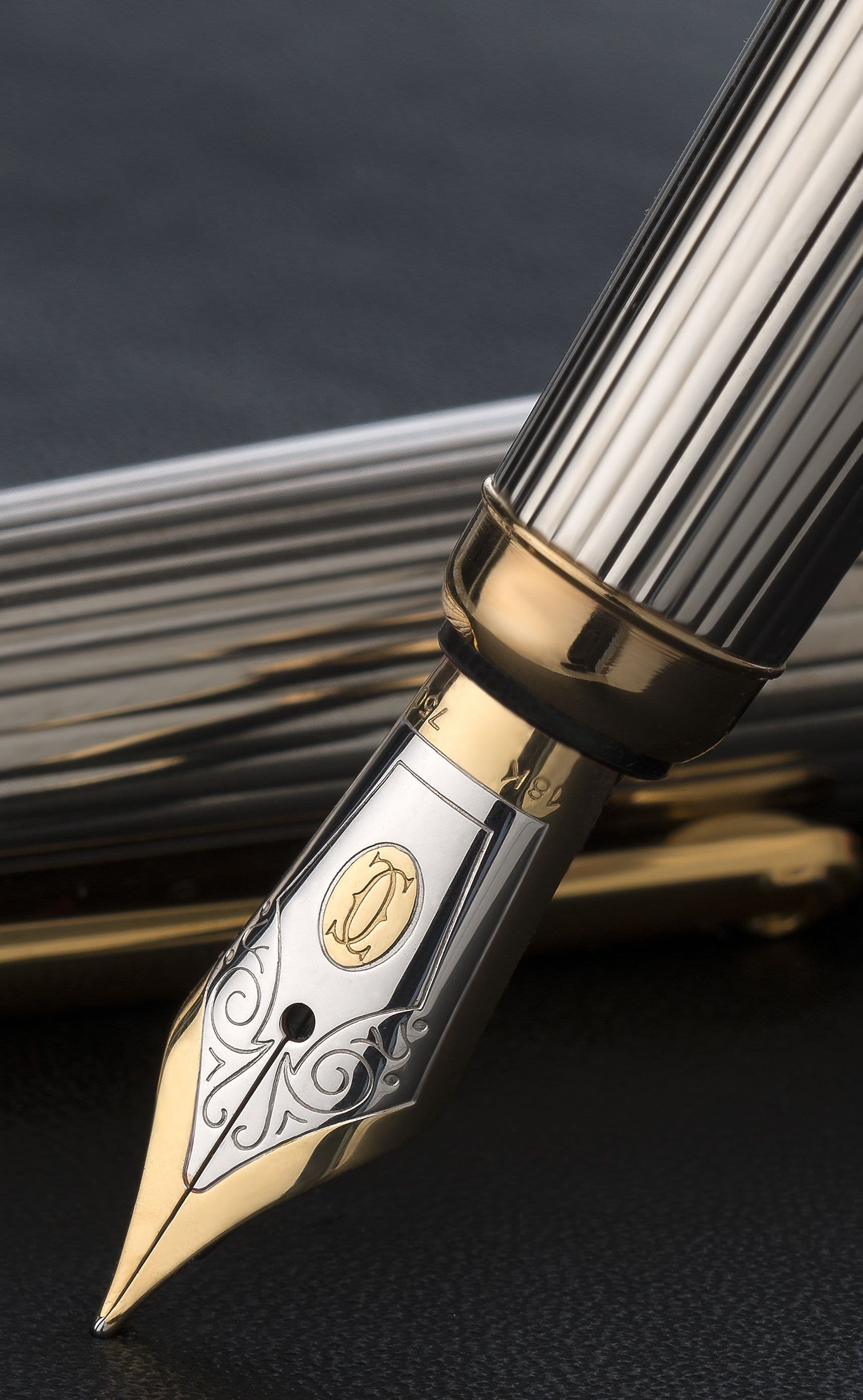 Fountain Pen, Gold-Plated Nib, Medium, Converter