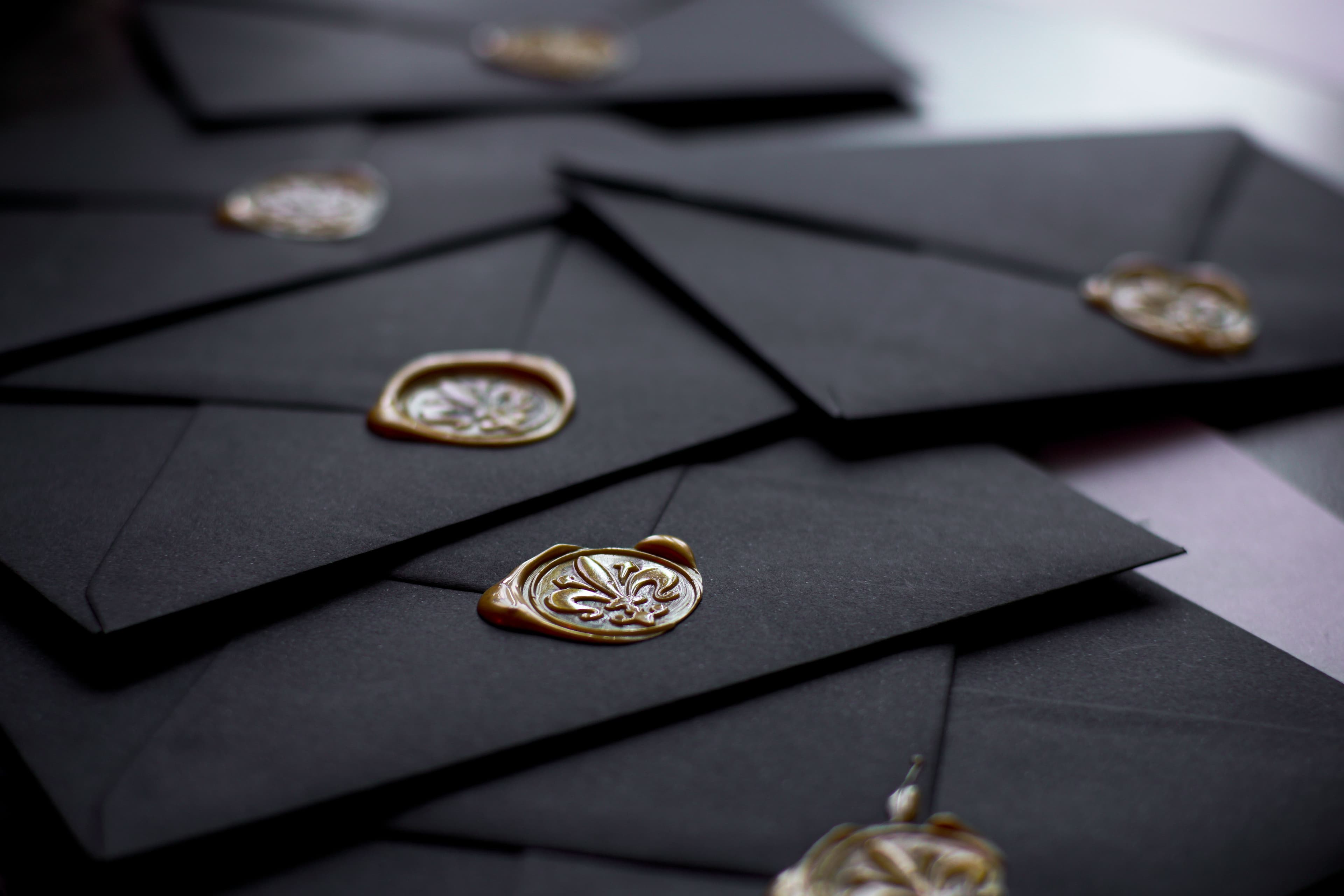 Wax Seal Stamp, 25mm, Wood Handle, Monogram