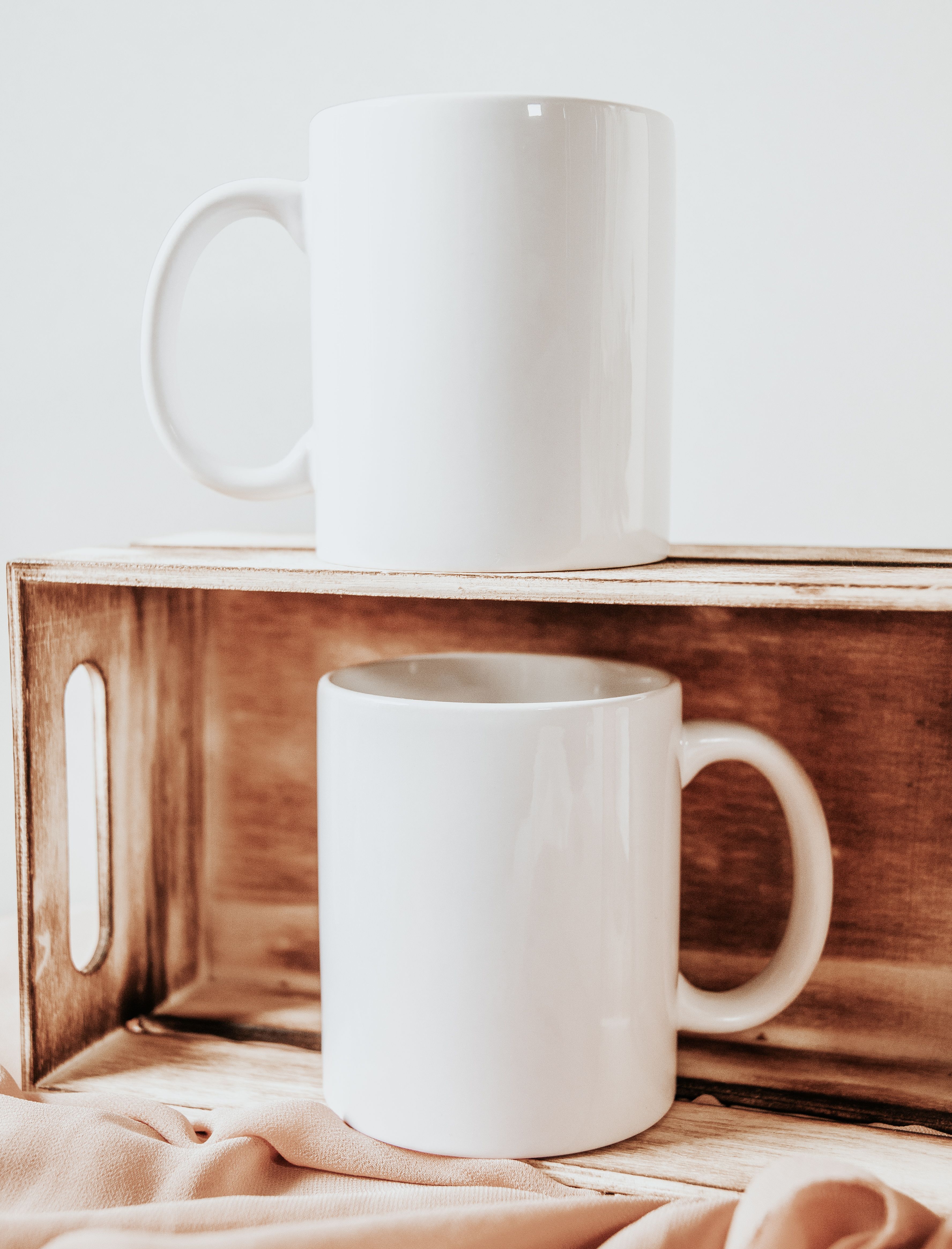 Photo Mug, 325 ml, Wraparound, White Inside